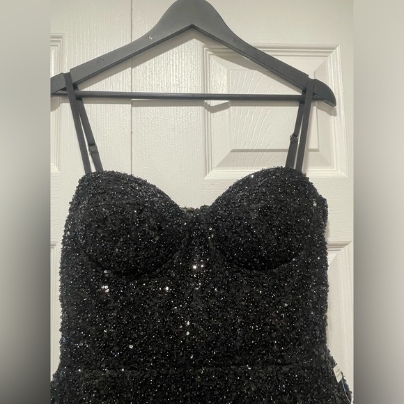 Nadine Merabi Tara Black Dress NWT - size S/M - Picture 11 of 15